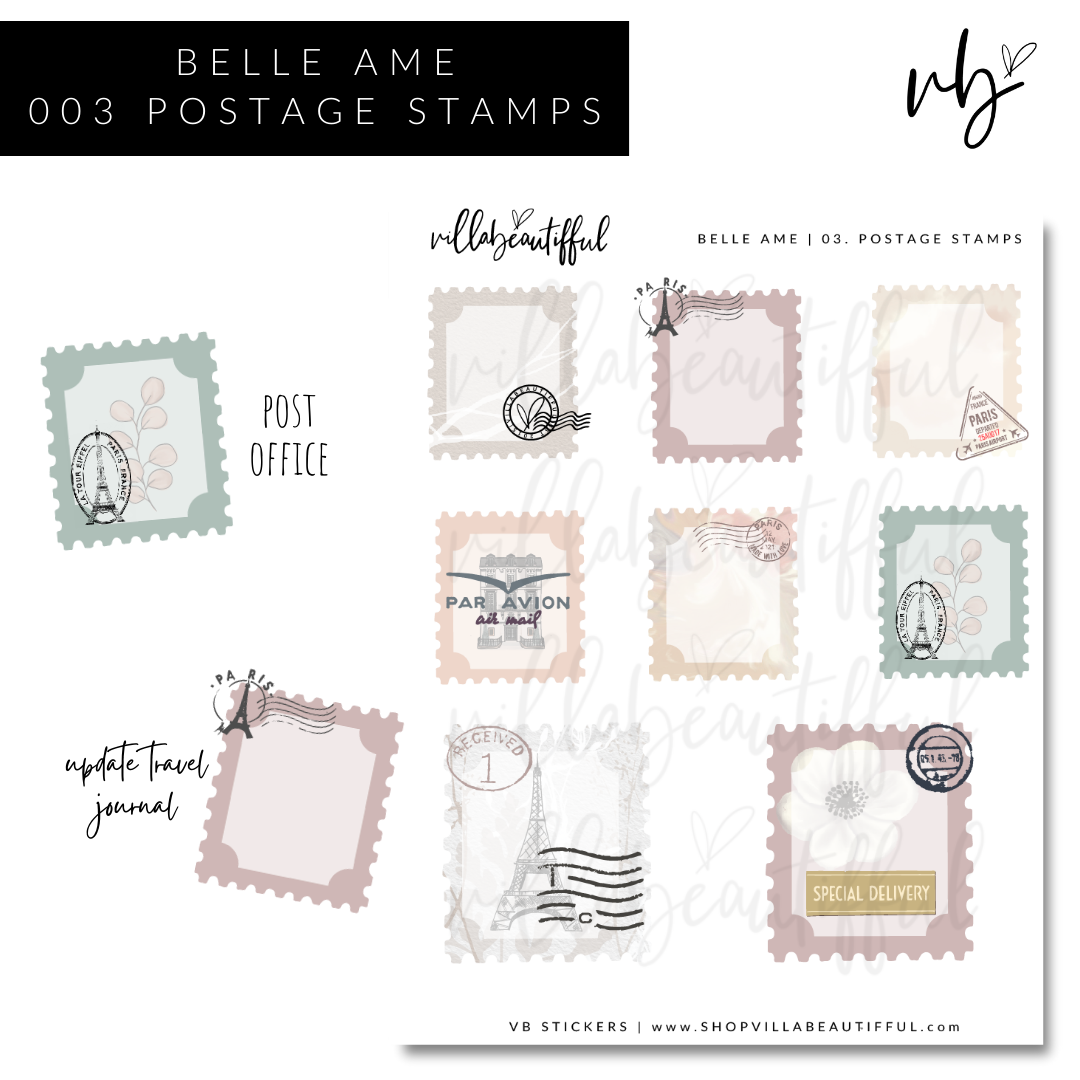Sticker Sheet | Kit Belle Ame 03