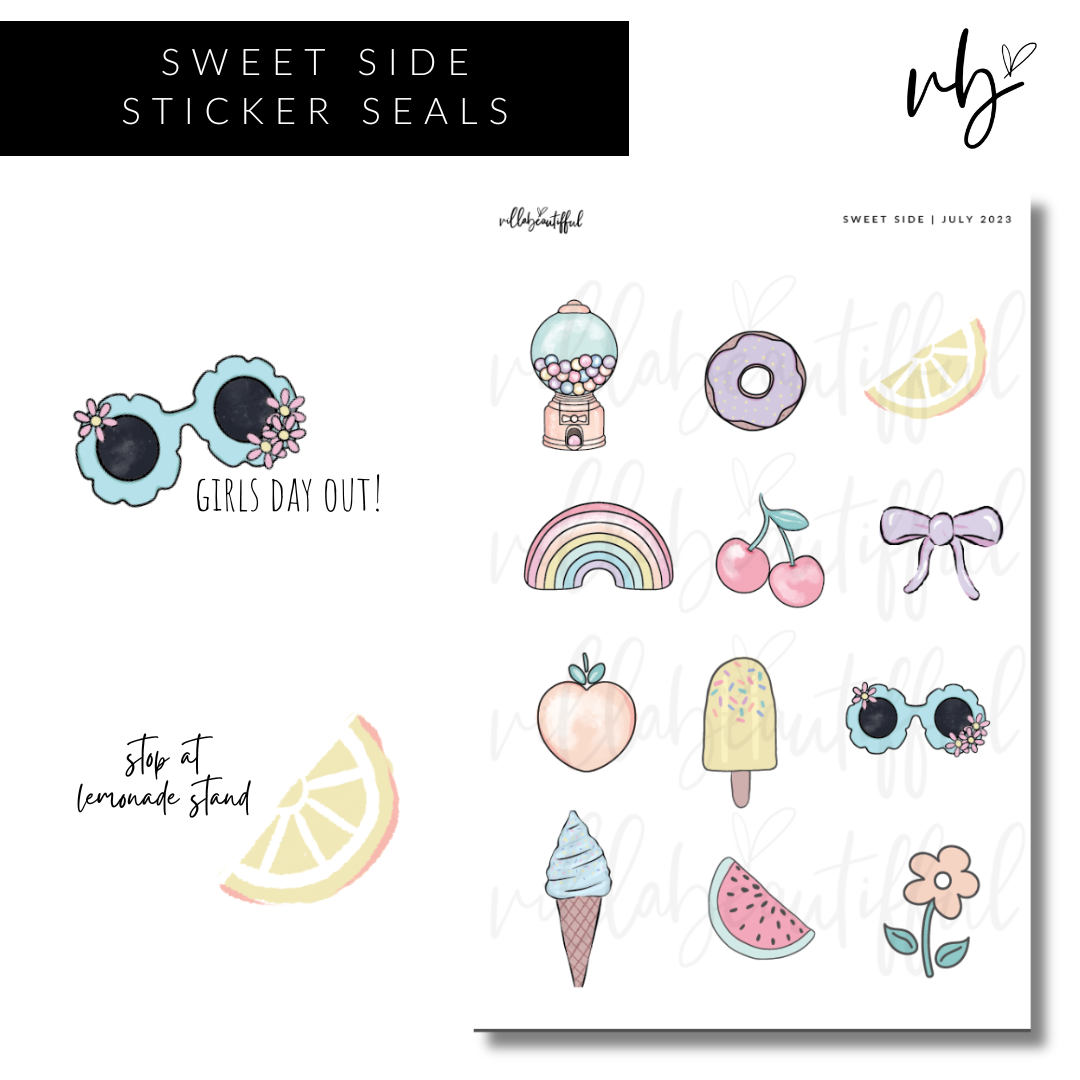 Sticker Sheet | Kit Sweet Side Seals
