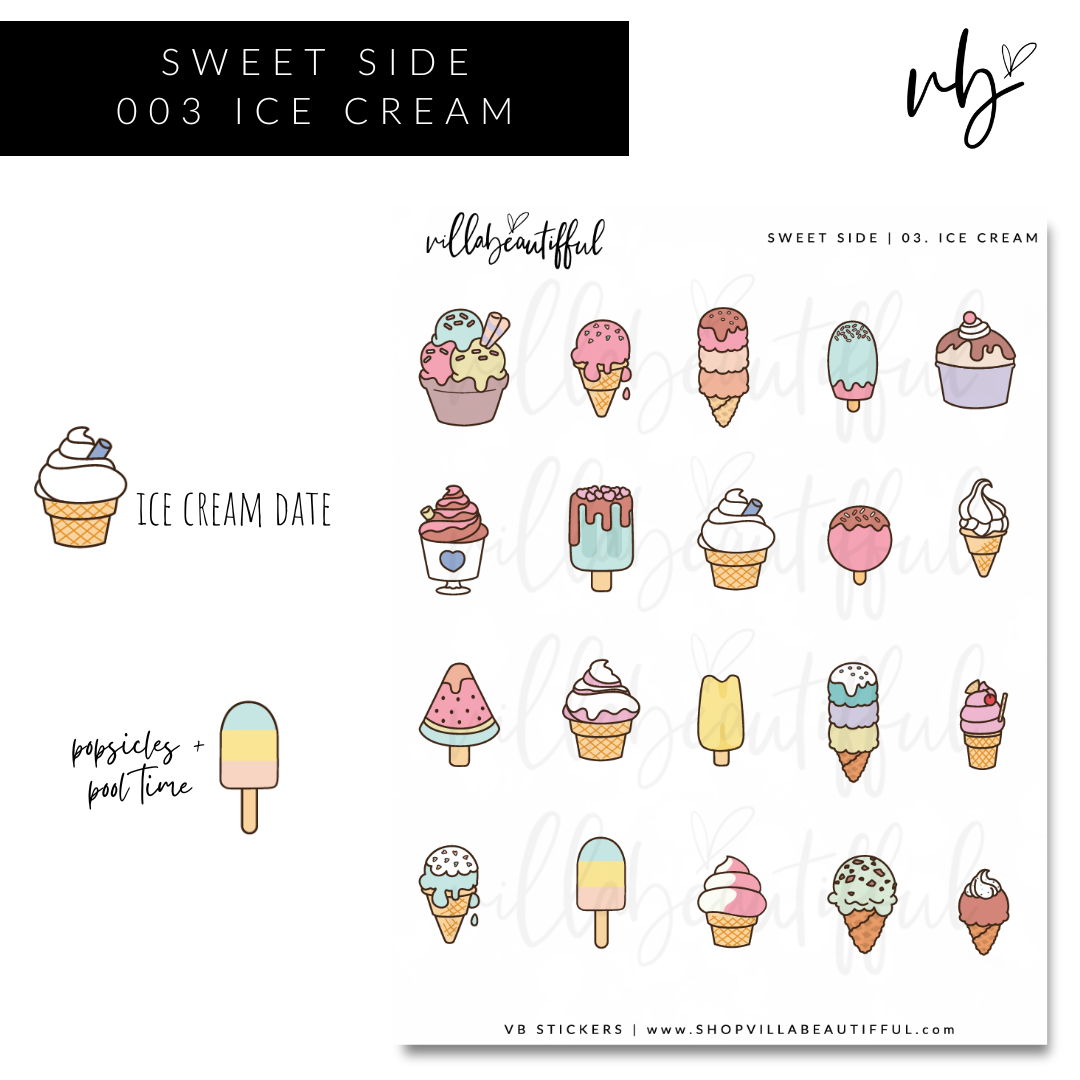 Sticker Sheet | Kit Sweet Side 03