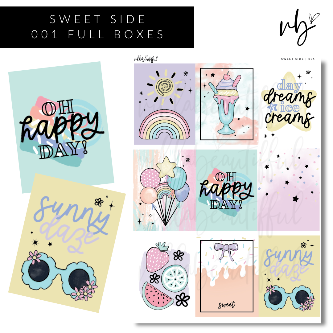 Sticker Sheet | Kit Sweet Side 01