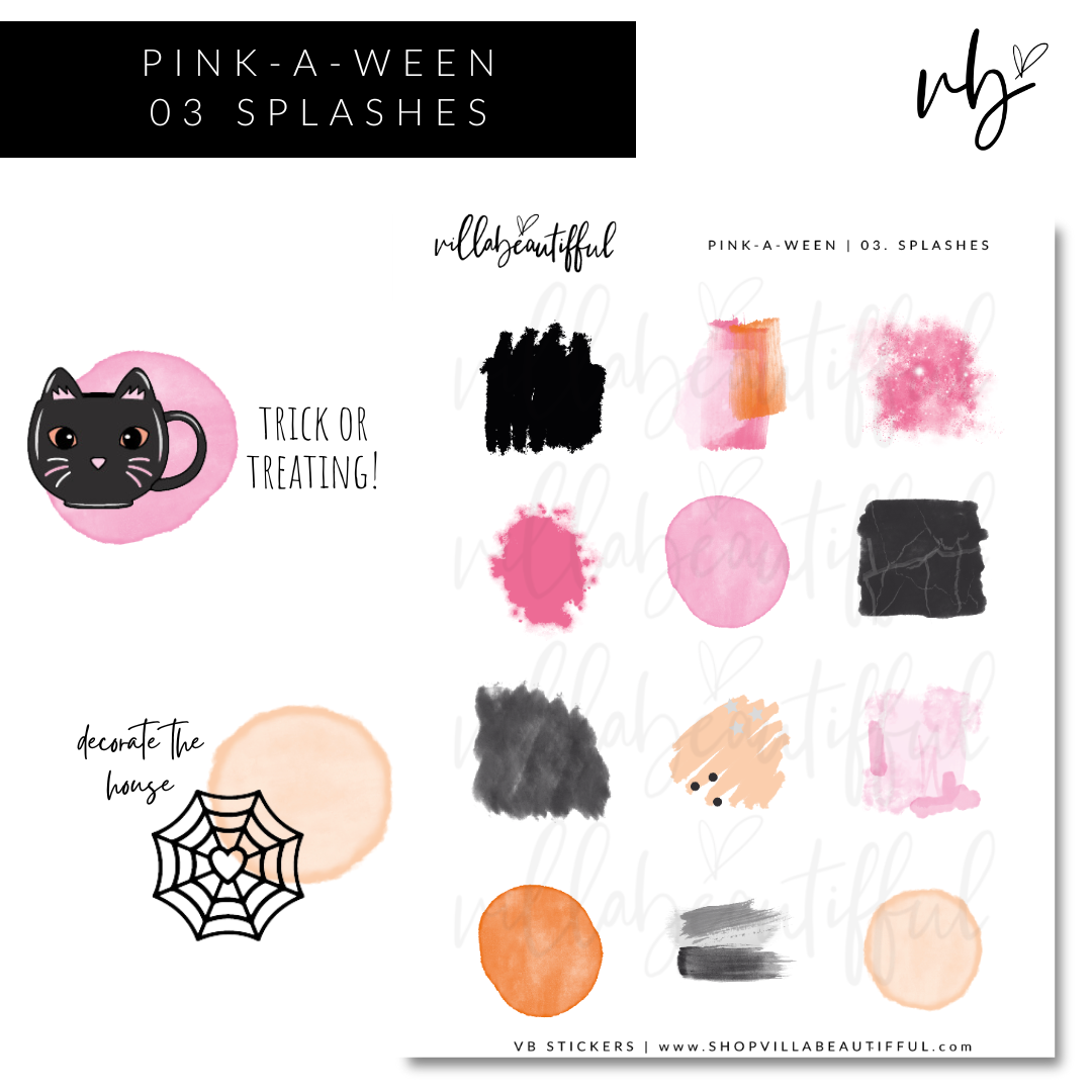 Sticker Sheet | Kit Pink-A-Ween 03