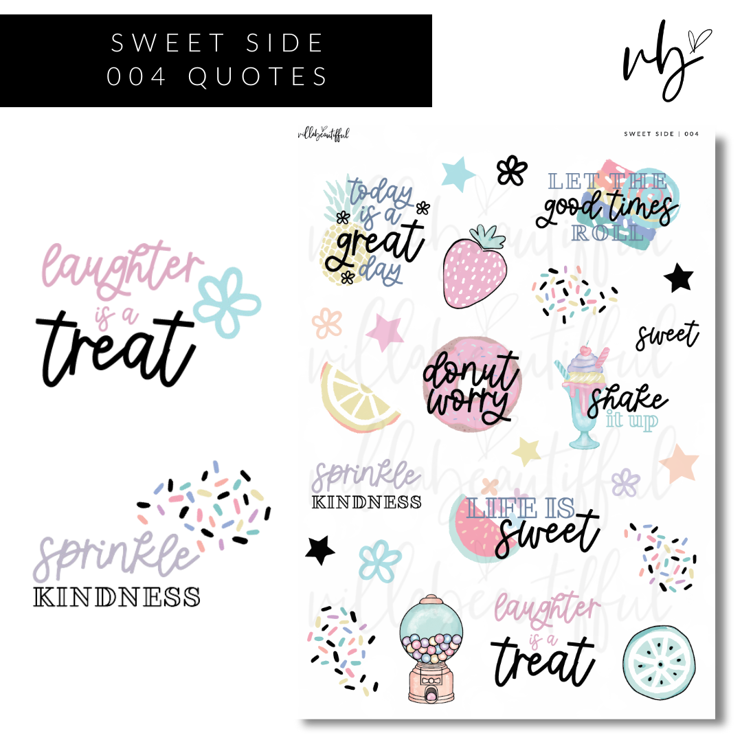 Sticker Sheet | Kit Sweet Side 04