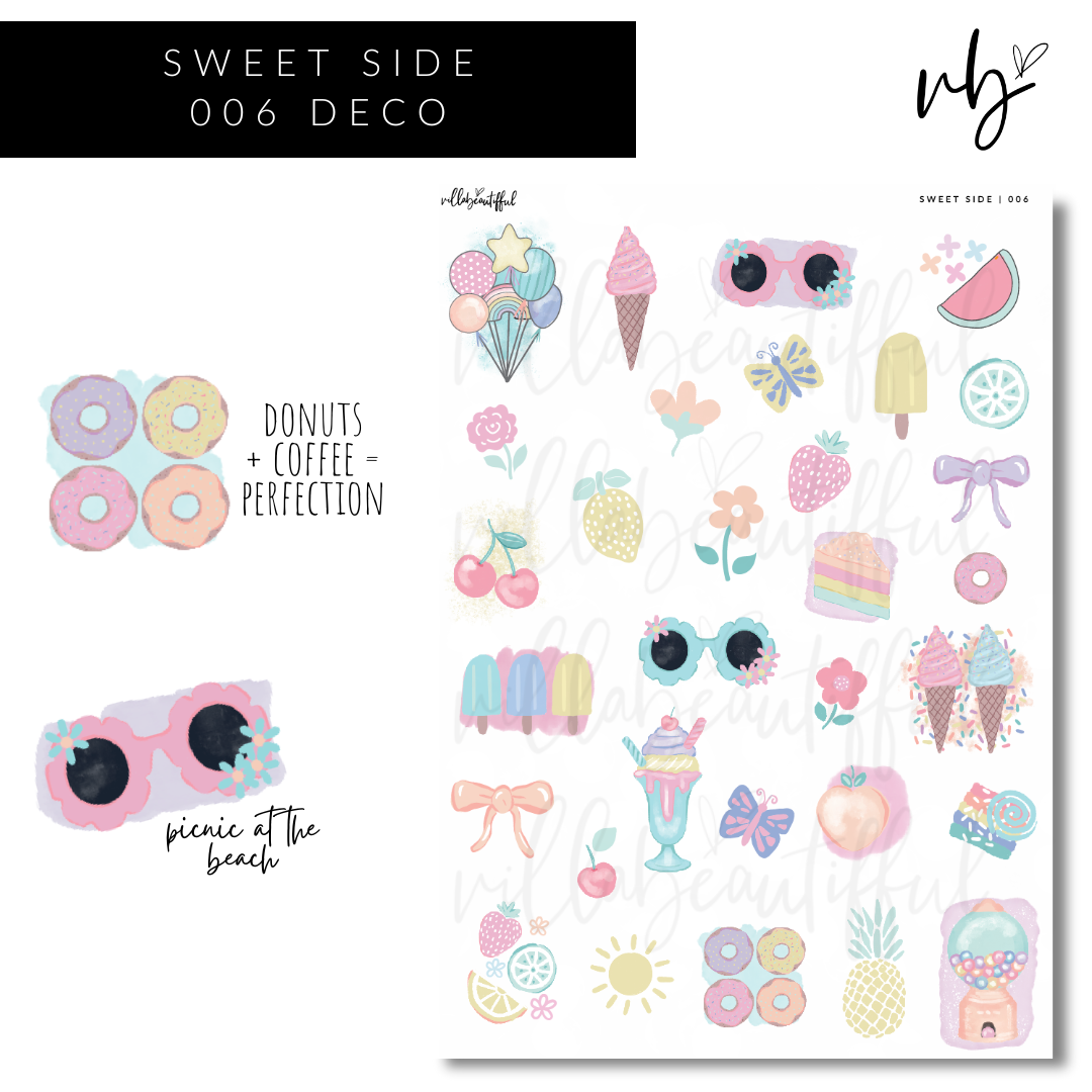 Sticker Sheet | Kit Sweet Side 06