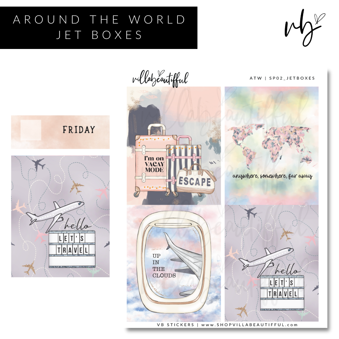 Sticker Sheet | Kit Around the World 02