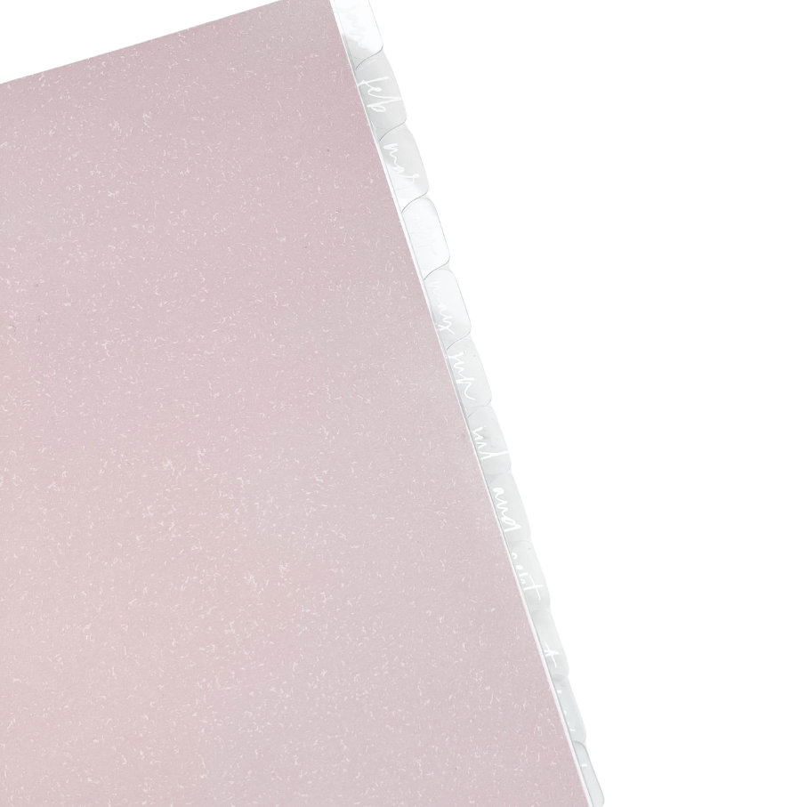 VBPlanner Monthly Dividers | Script White