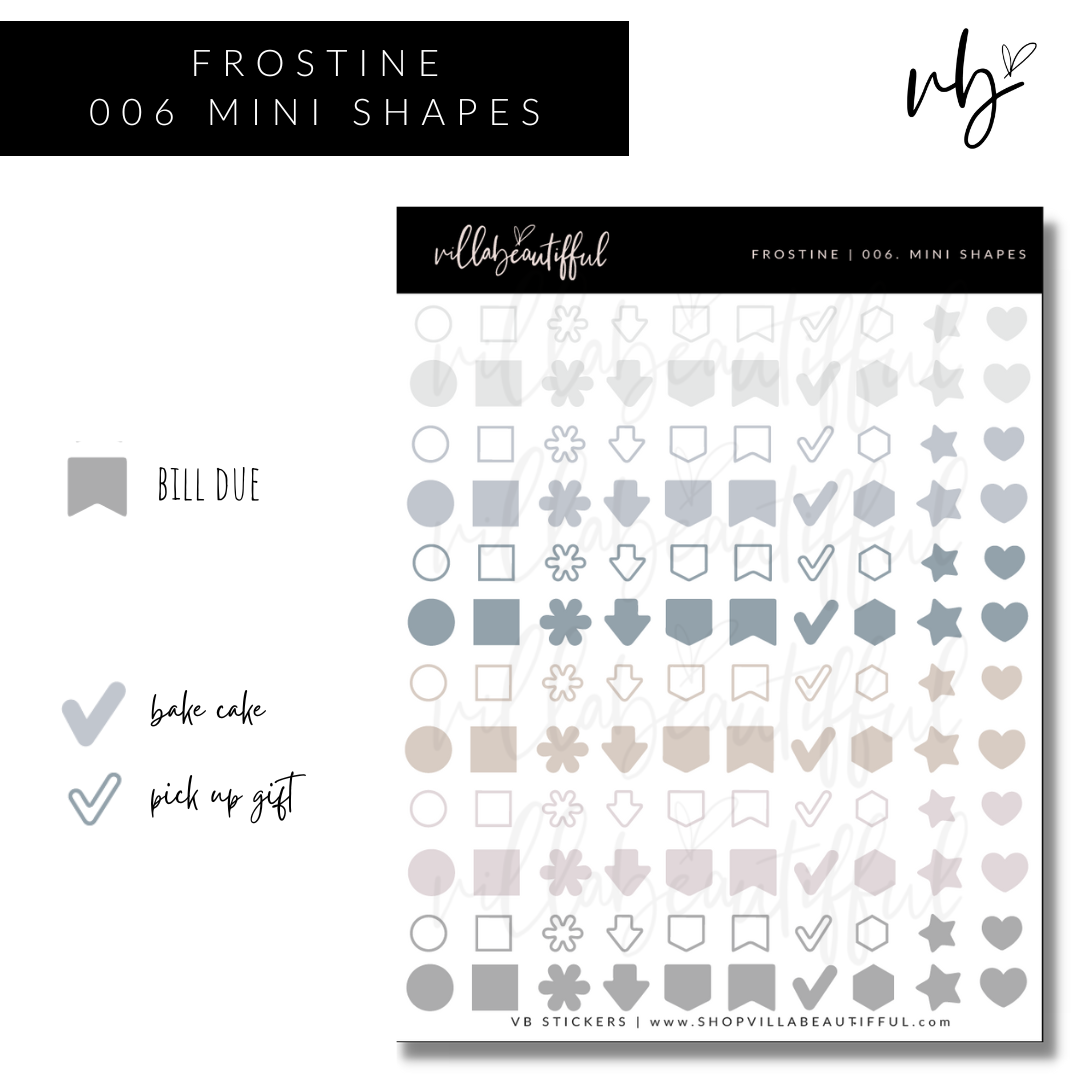 Sticker Sheet | Kit Frostine 06