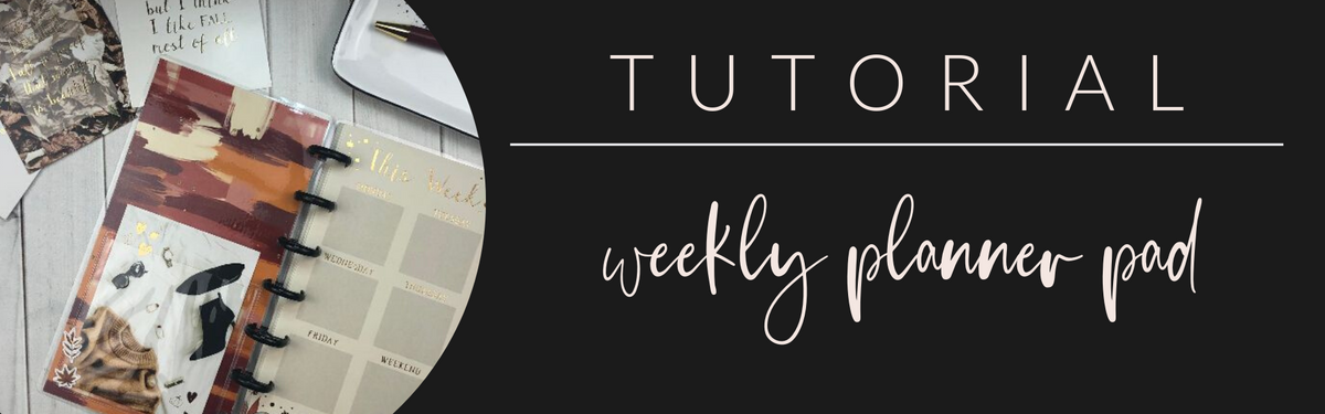 VB Tutorial: Weekly Planner Pad