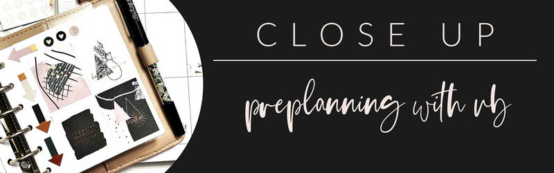 VB Close Up: Preplanning with VB