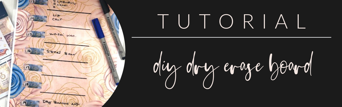 VB Tutorial: DIY Dry Erase Board