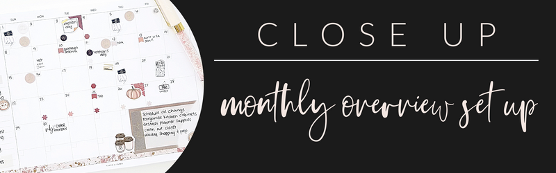 VB Close Up: Monthly Overview Set Up