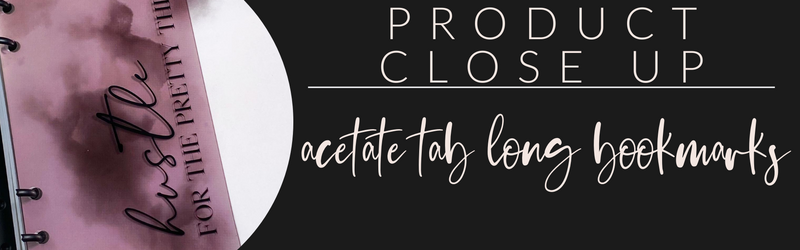VB Product Close Up: Acetate Tab Long Bookmarks