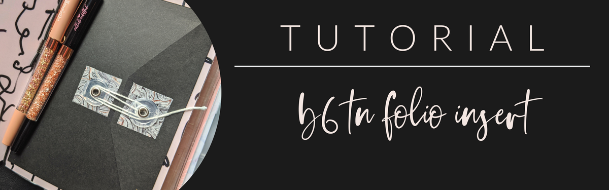 VB Tutorial: B6 TN Folio Insert