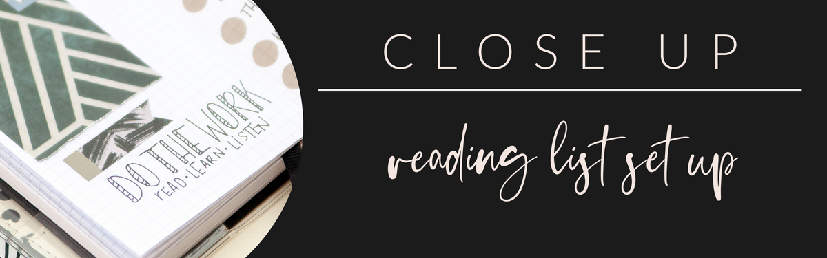 VB Close Up: Reading List Set Up