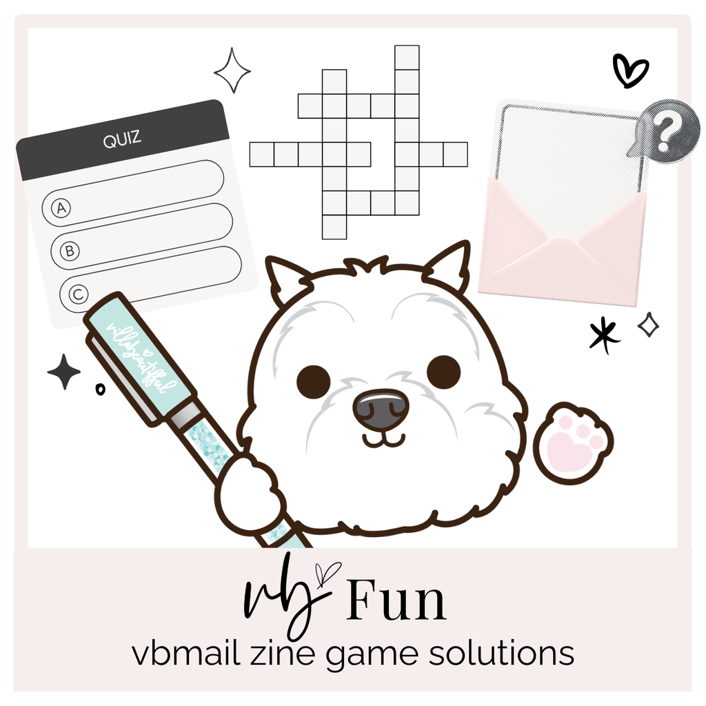 VBMail Zine Game Solutions