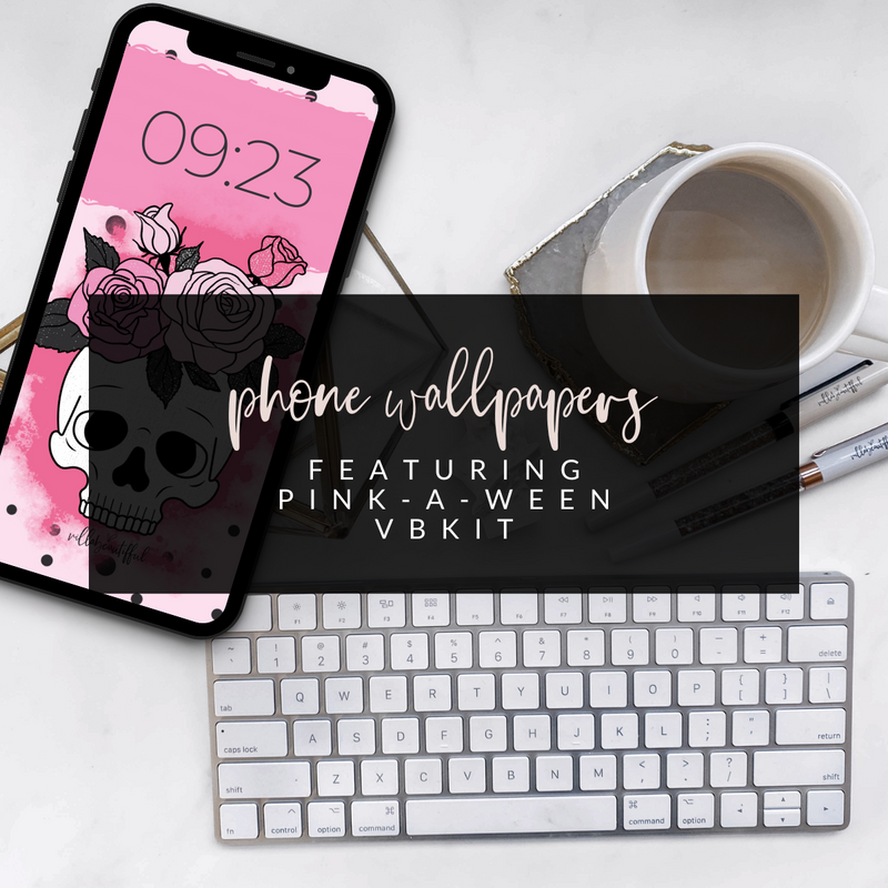 "Pink-a-Ween" Phone Wallpapers