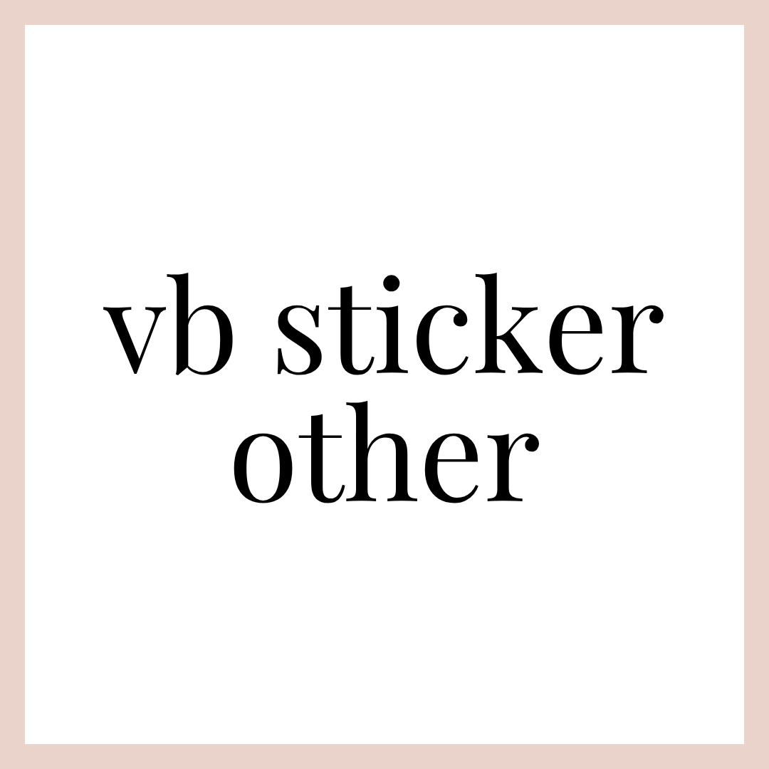 VB STICKER | OTHER