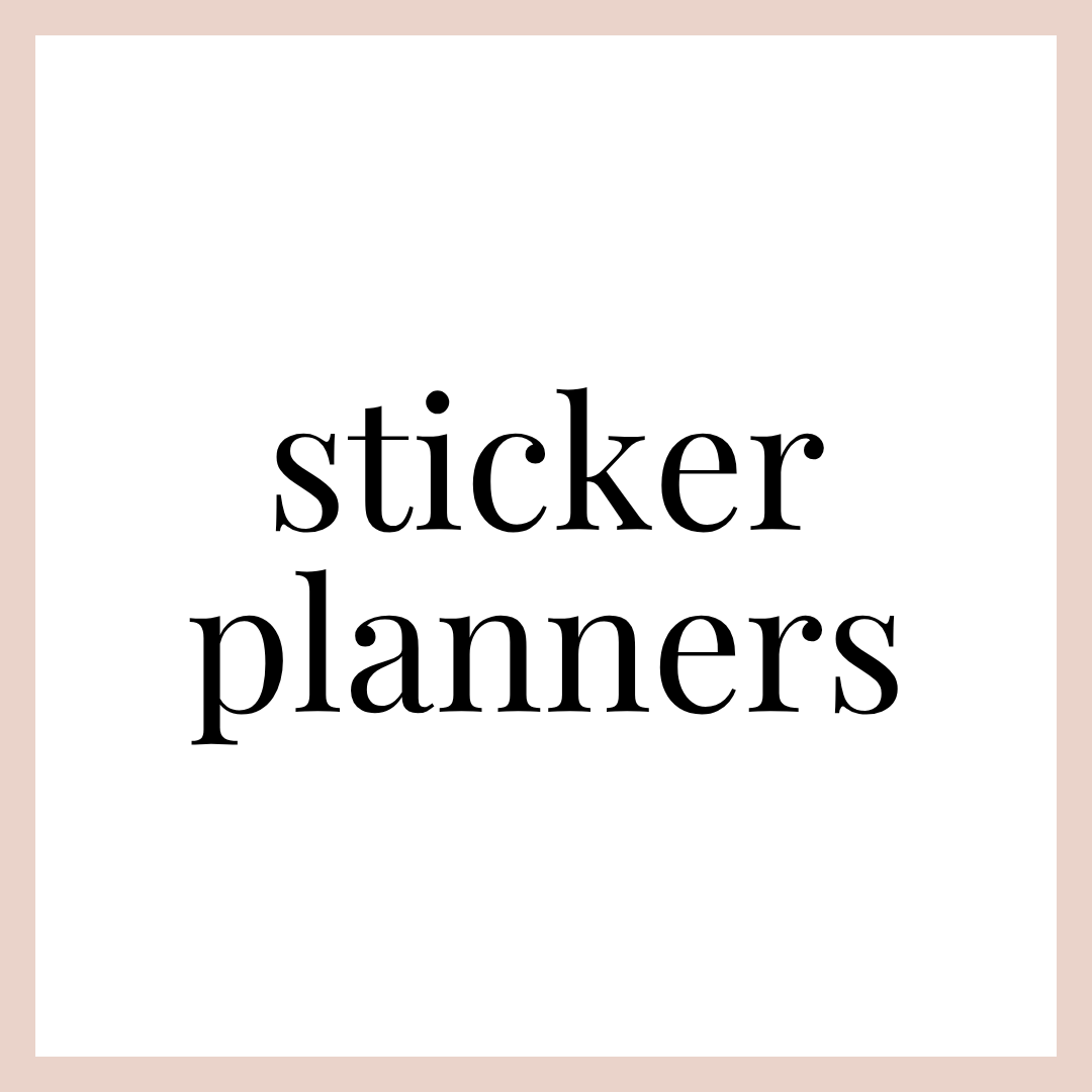 VB STICKER PLANNER