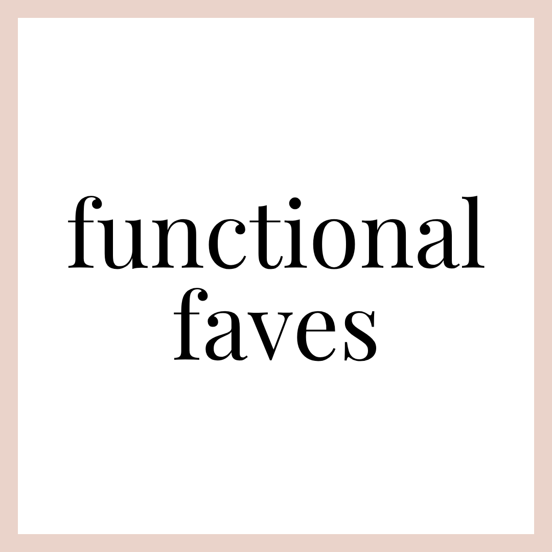 FUNCTIONAL FAVES