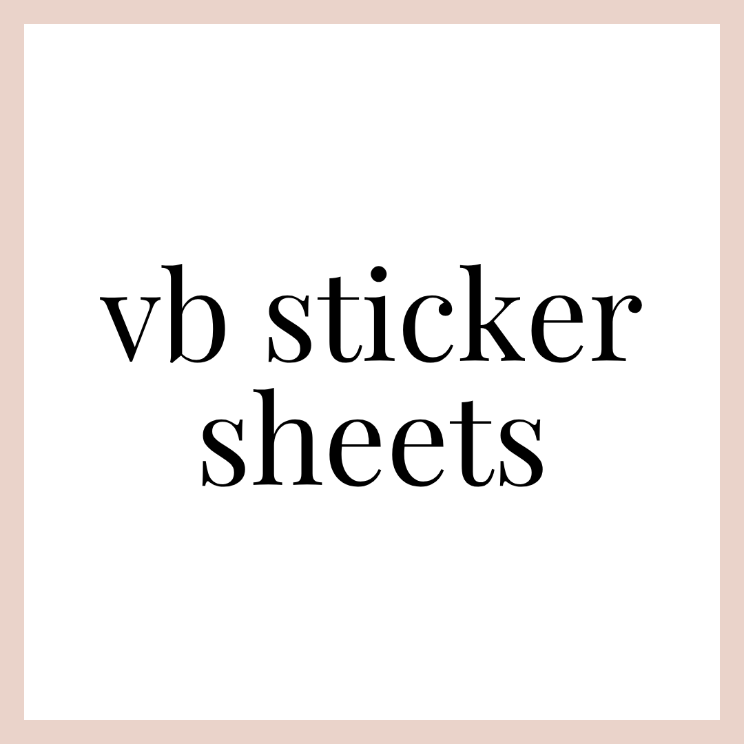 VB STICKER | SHEETS