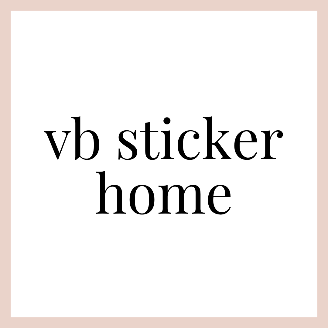 VB STICKER | HOME