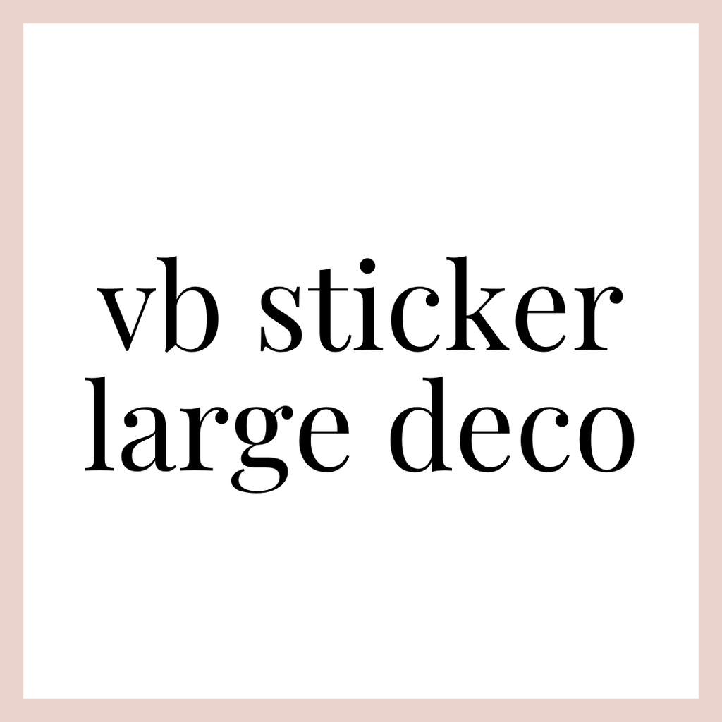 VB STICKER | LARGE DECO β villabeauTIFFul