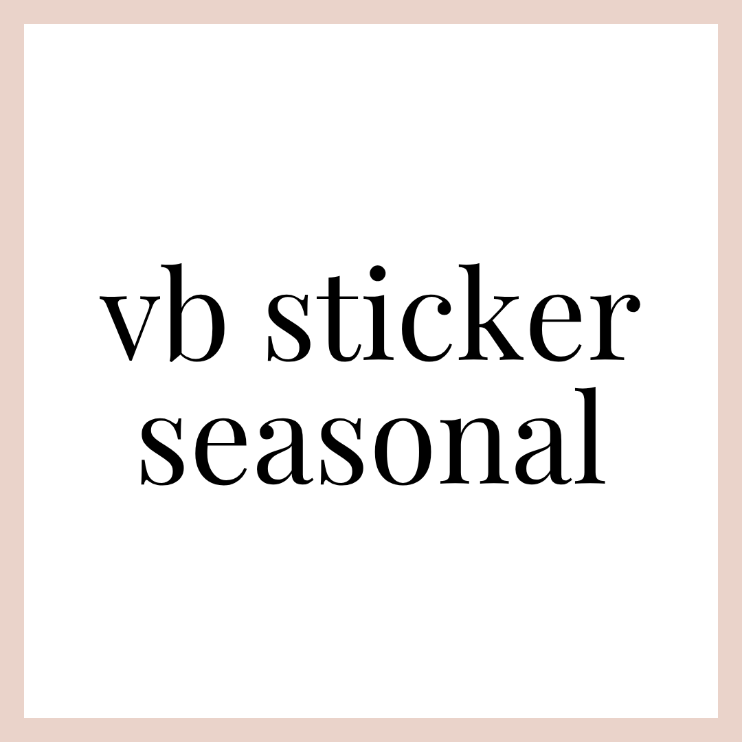 VB STICKER | SEASONAL