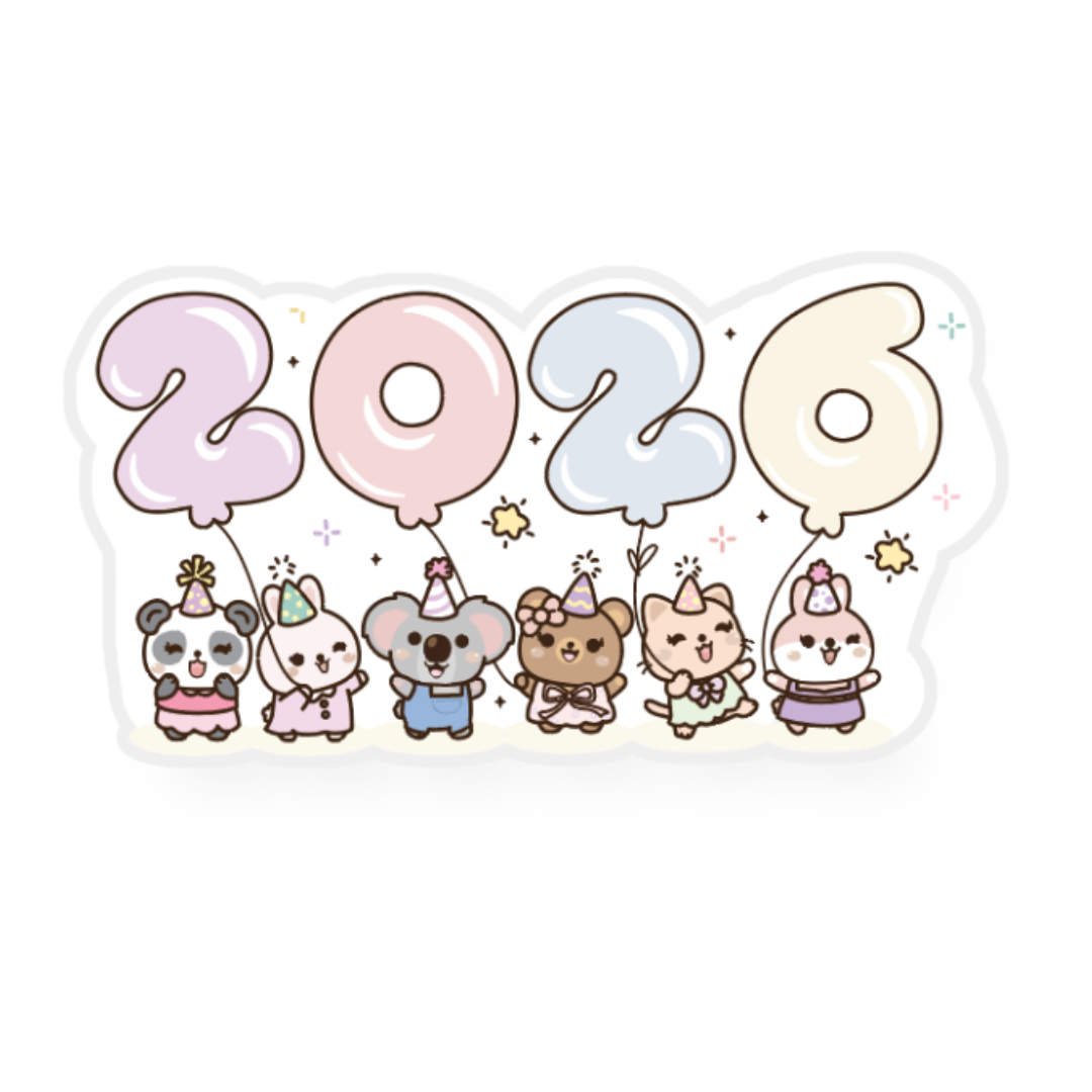 Vinyl Sticker | 2026 Cuties