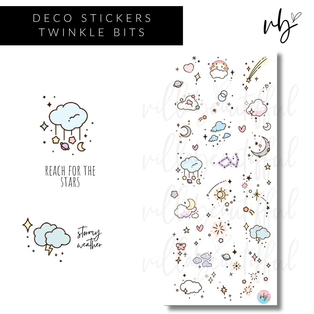 Sticker Sheet | D015 Twinkle Bits
