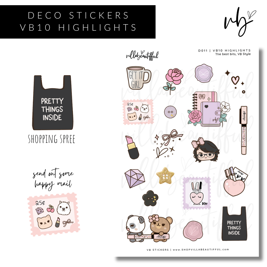 Sticker Sheet | D011 VB10 Highlights