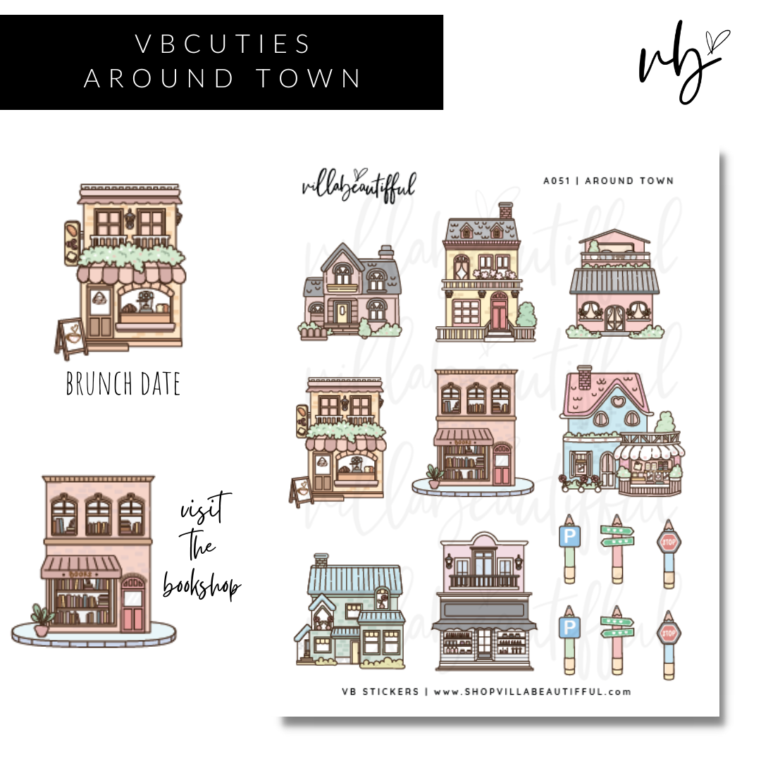 Sticker Sheet | A051 Around Town