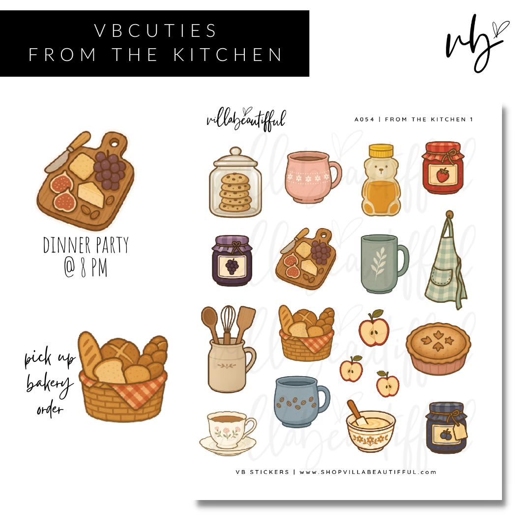 Sticker Sheet | A054 From The Kitchen