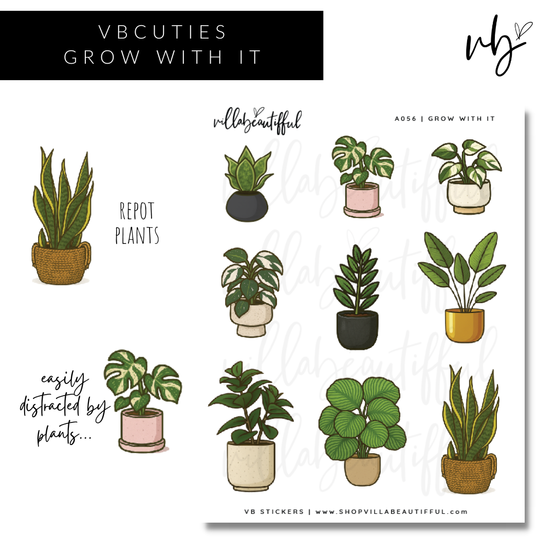 Sticker Sheet | A056 Grow With It