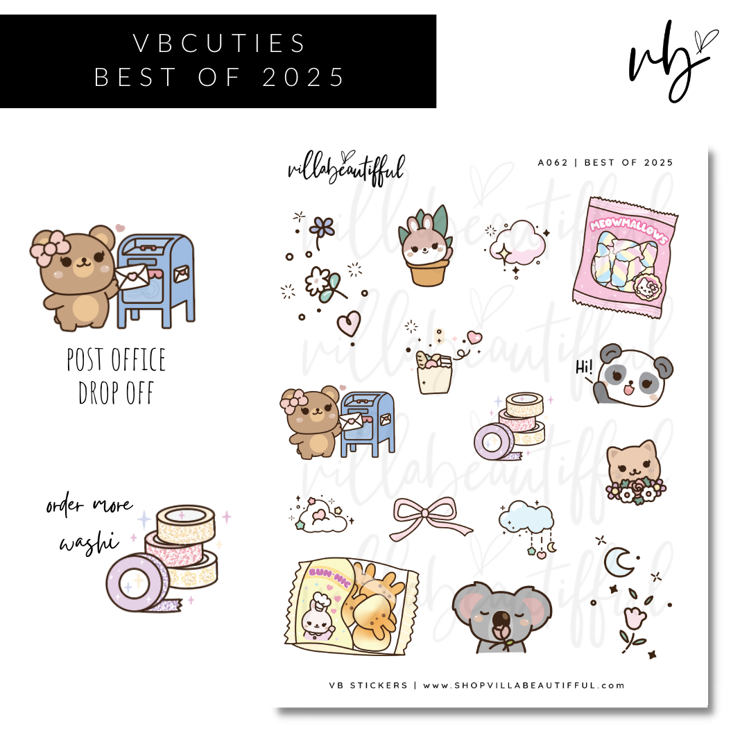 Sticker Sheet | A062 Best of 2025