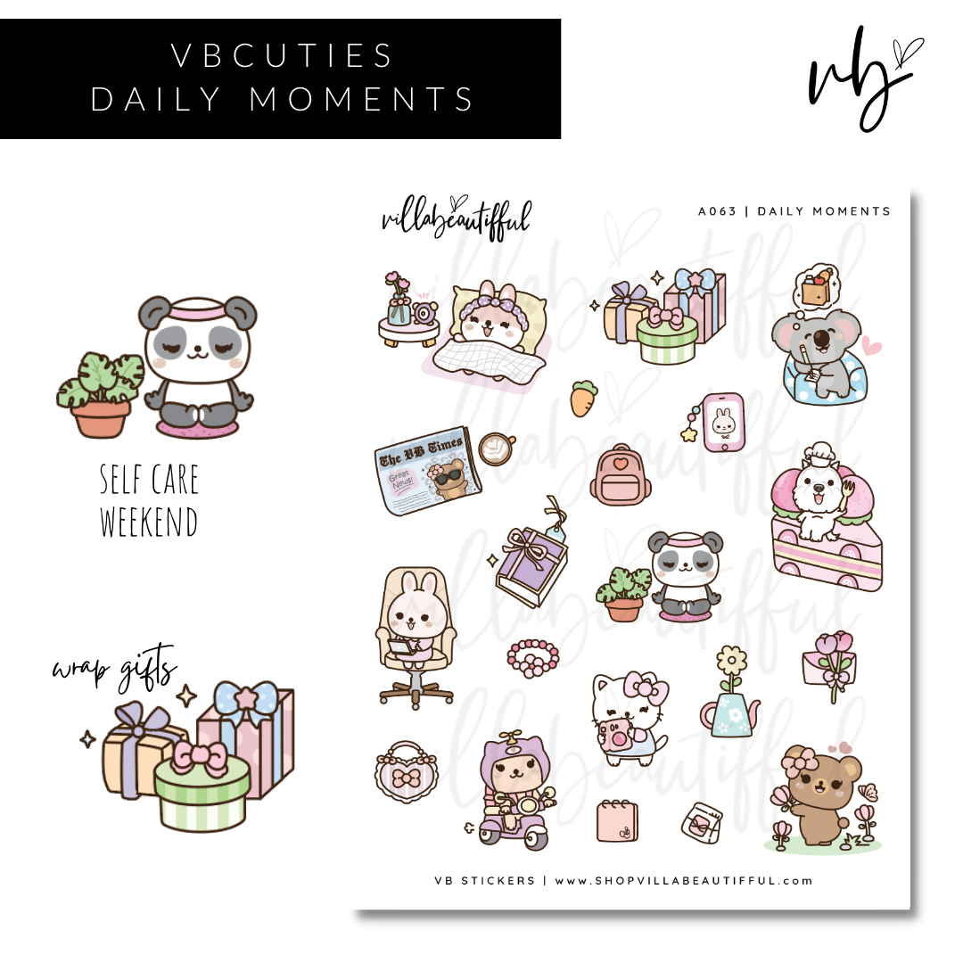 Sticker Sheet | A063 Daily Moments