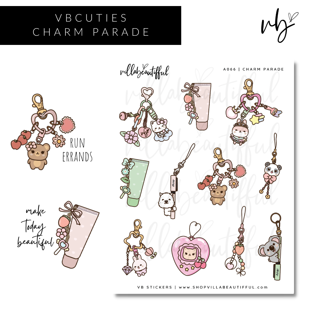 Sticker Sheet | A066 Charm Parade
