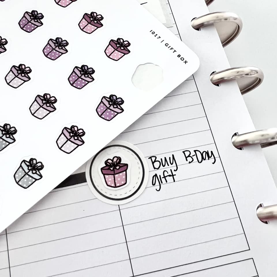 Sticker Sheet | I017 Gift Box