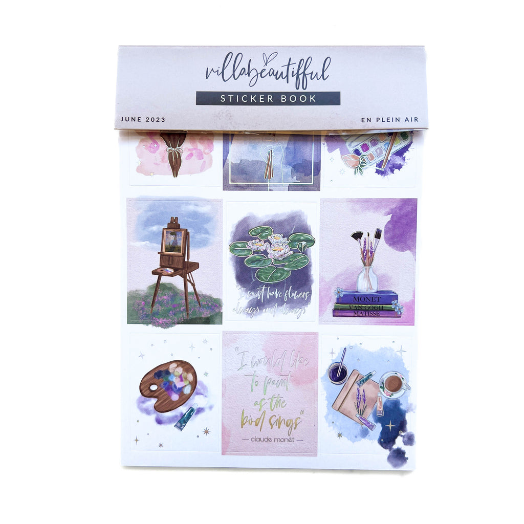 VB Sticker Book | En Plein Air β villabeauTIFFul