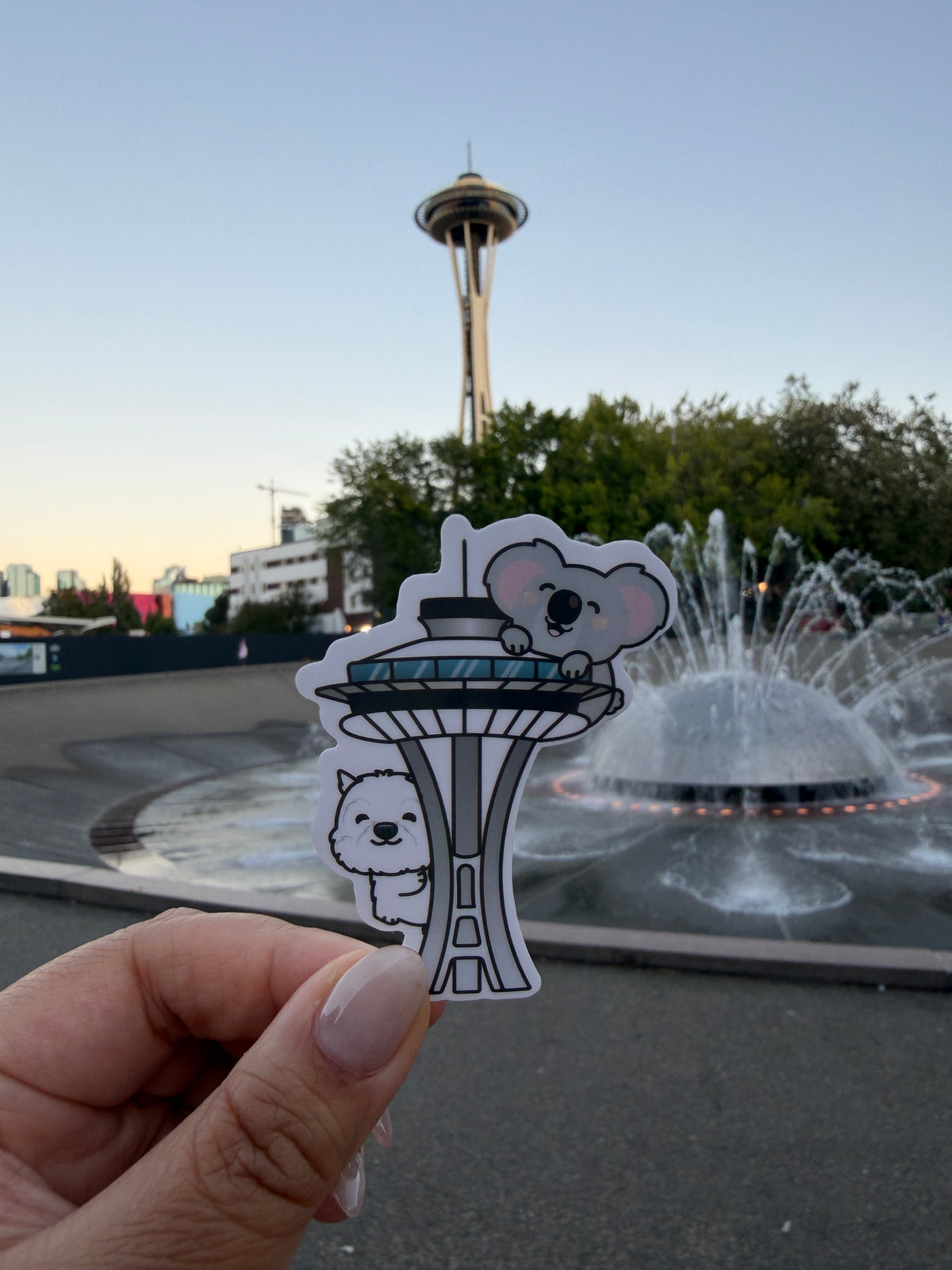 Sticker Vinyl | VBCuties Space Needle