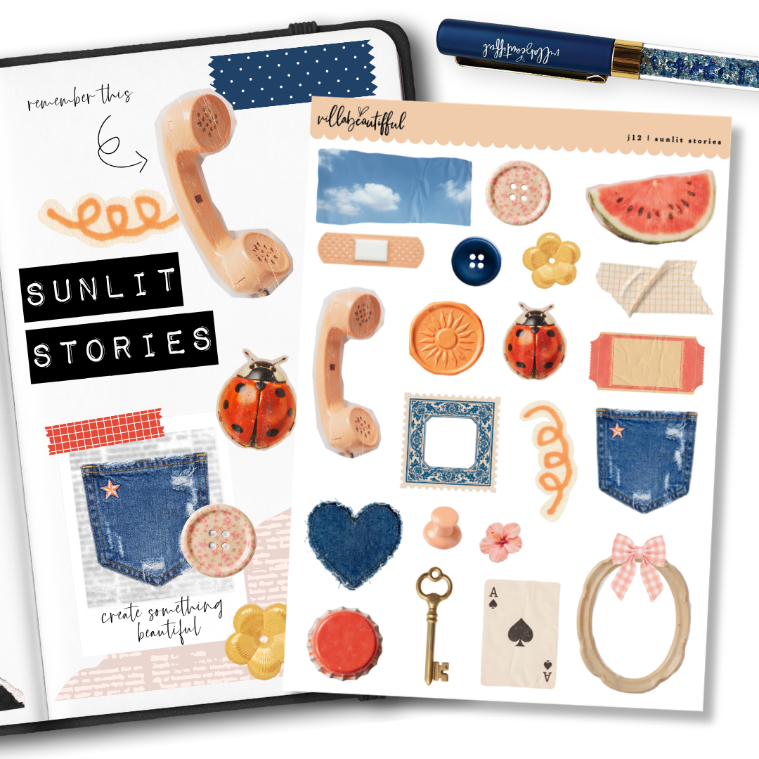 Sticker Sheet | J12 Sunlit Stories