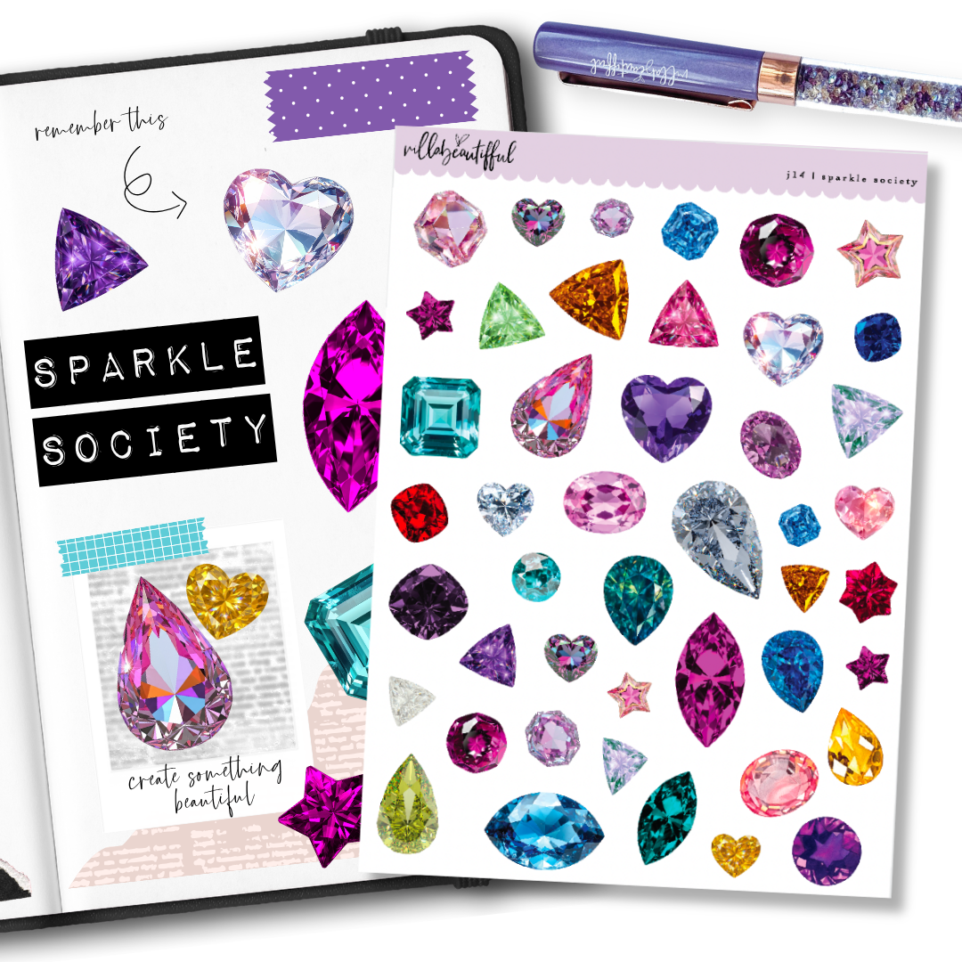 Sticker Sheet | J14 Sparkle Society