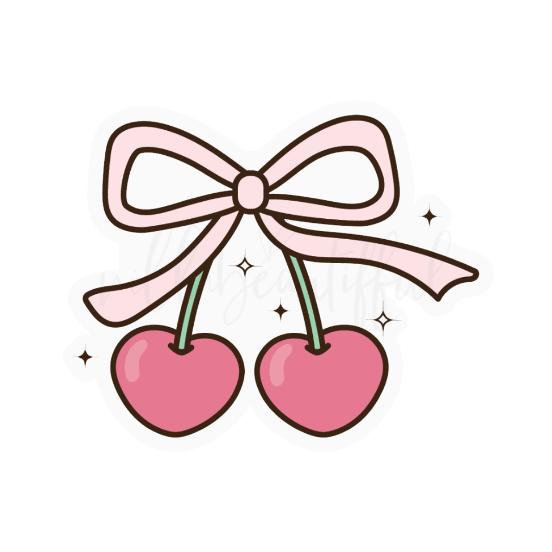 Sticker Vinyl | Bow Cherries