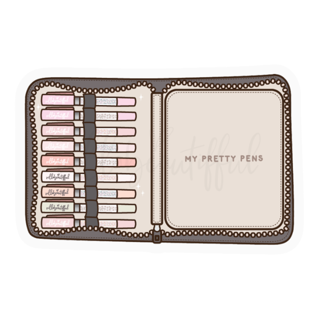 Sticker Vinyl | My Pretty Pens Pen Case