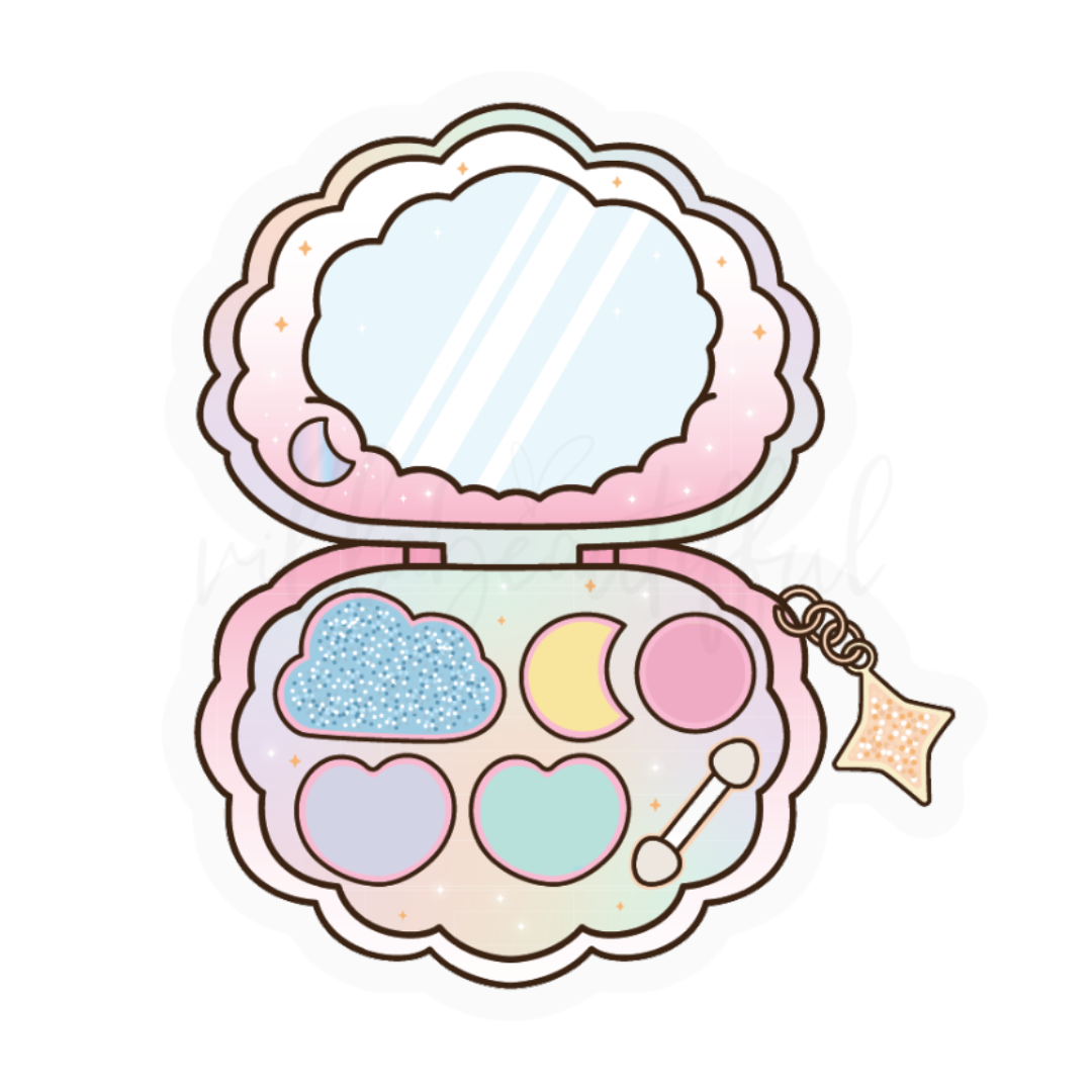Sticker Vinyl | Cloud Makeup Palette