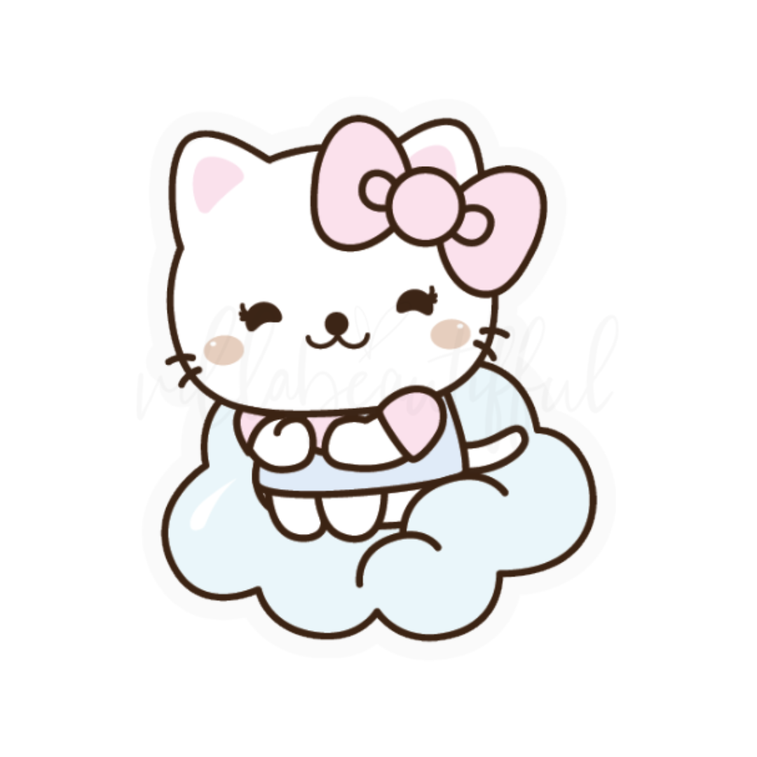 Sticker Vinyl | Kit Kitty Cloud