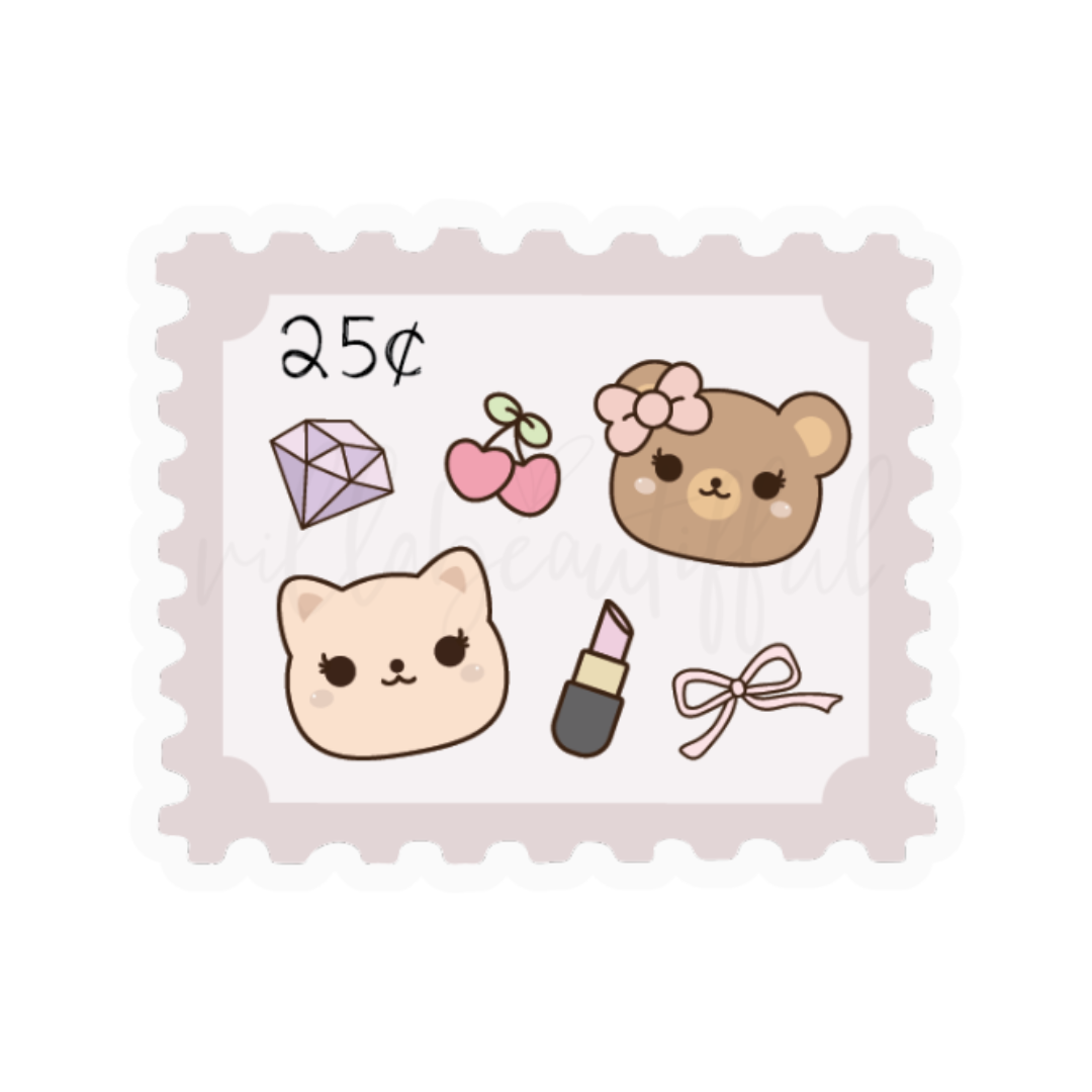 Sticker Vinyl | VBCuties Stamp - 25cent