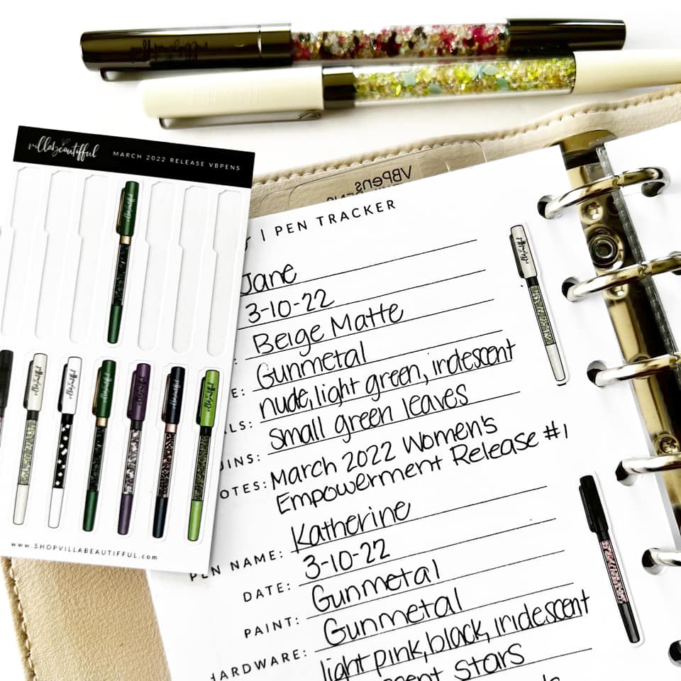 Sticker Sheet | VBPens March 2022