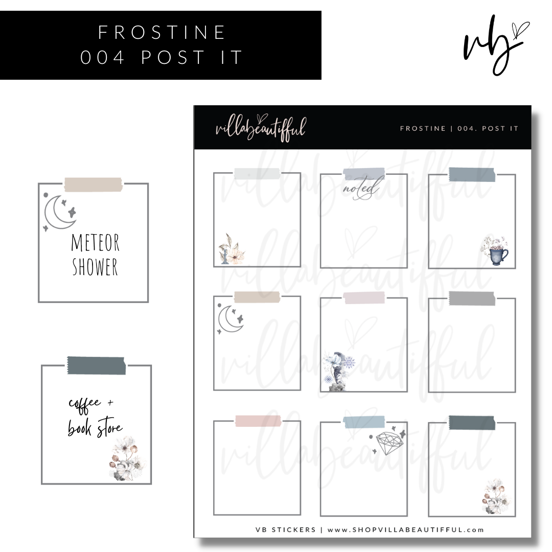 Sticker Sheet | Frostine 04 Post It