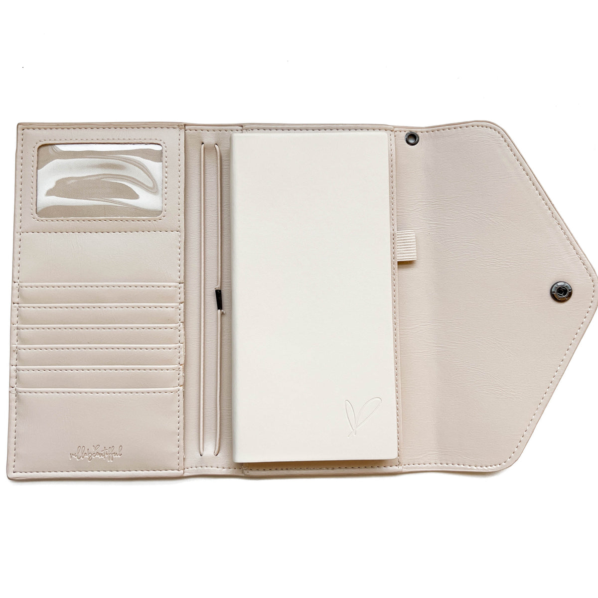 VB Clutch Wallet | Almond Beige