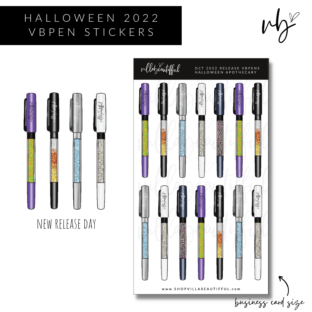 Sticker Sheet | VBPens Mini Halloween Apothecary